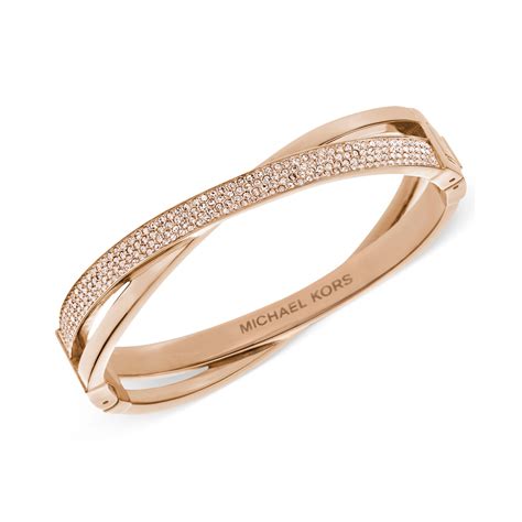 michael kors belt bracelet rose gold|michael kors gold bangle.